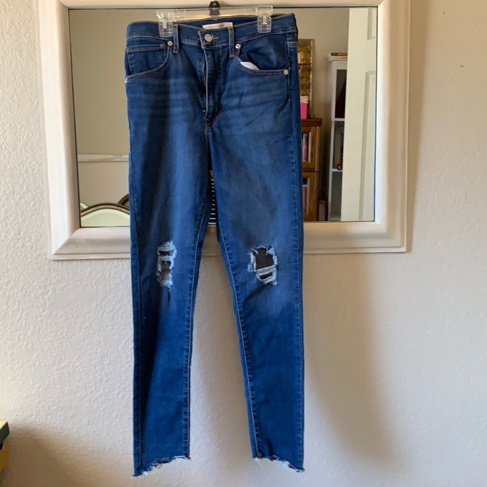 Levi’s mile high super skinny size 30